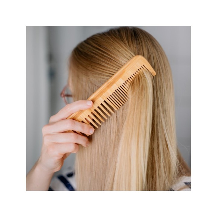 Χτένα από Φυσικό Ξύλο με Λαβή