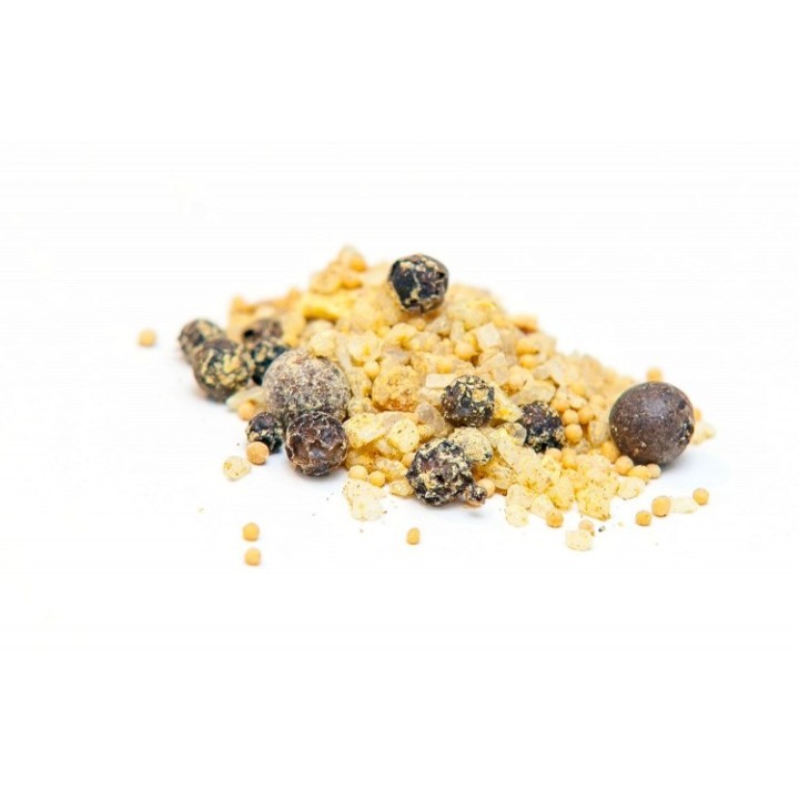 Θαλασσινό αλάτι μεσολογγίου μαύρο πιπέρι & μουστάρδα